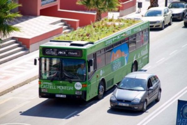 Idee pentru MAZ-urile din Constanţa: oraşul care a plantat grădini pe autobuze